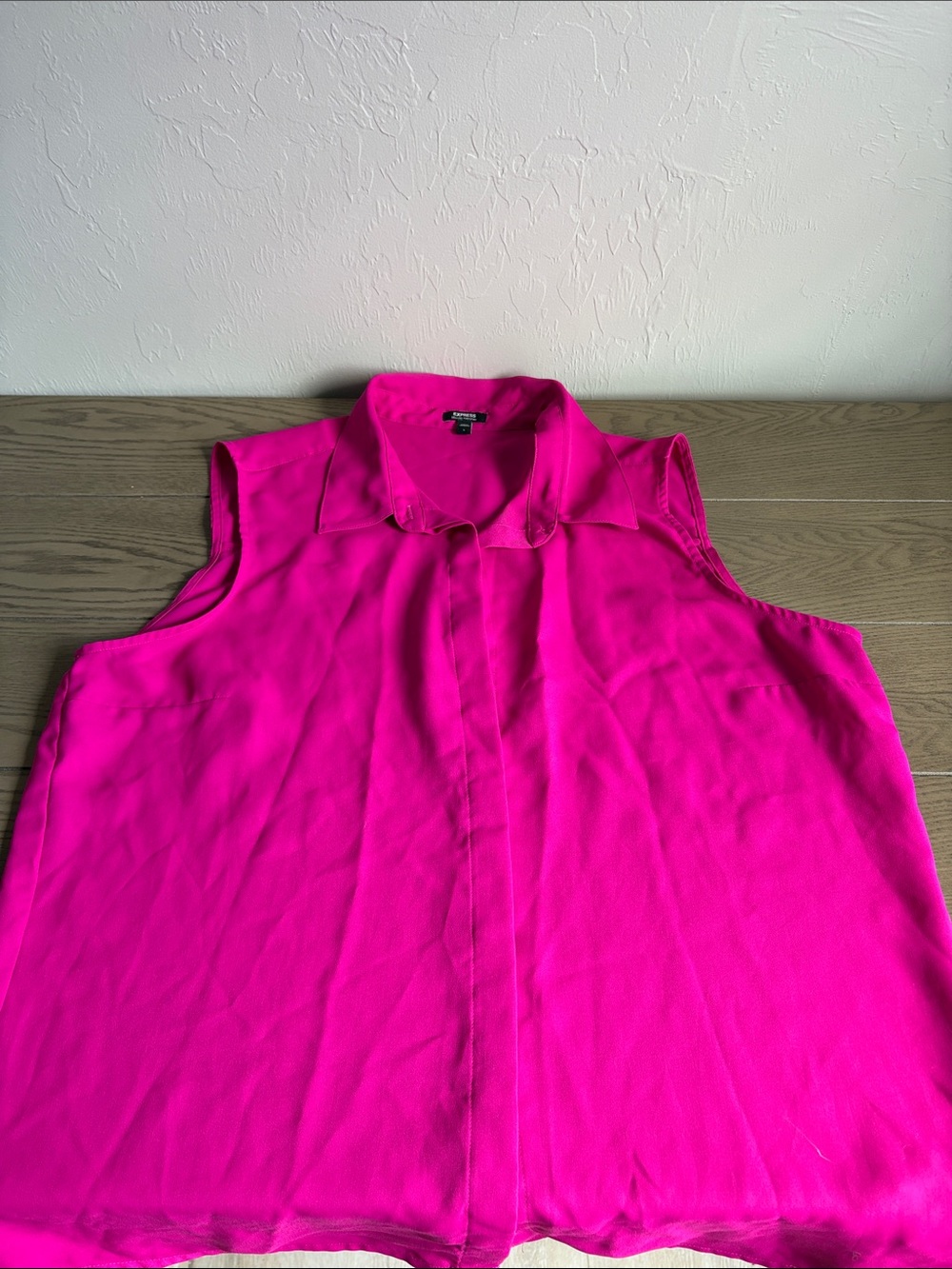 Express Hot Pink Relaxed Portofino Blouse